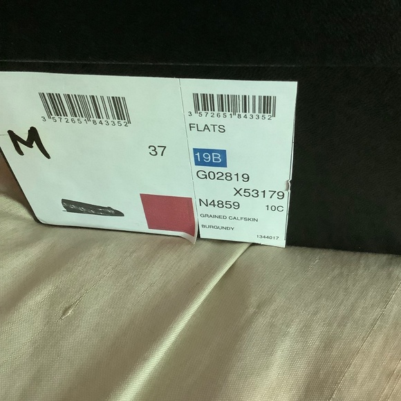 Chanel Burgundy Ballet Flats - Picture 9 of 9